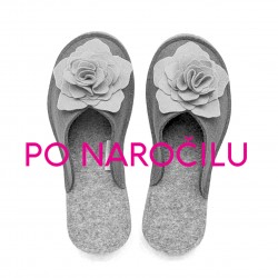 Women's Wool Felt Slippers 3D VIVI - CUSTOMIZED
